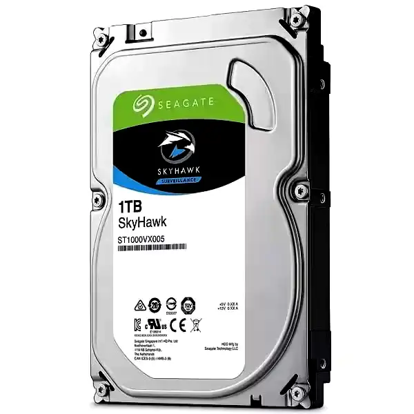 Disco rígido CCTV Seagate Skyhawk 1TB 5400RPM 256mb 