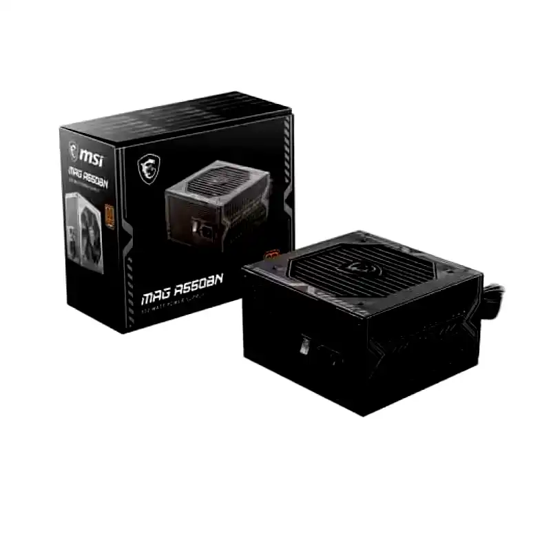 Fuente pc Msi MAG A550BN 550W 80 Plus Bronze 45.5A 