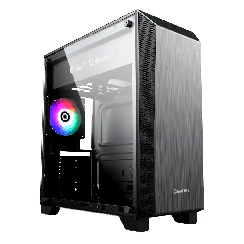 Gabinete Gamemax Nova N5 cooler rgb vidrio templado 