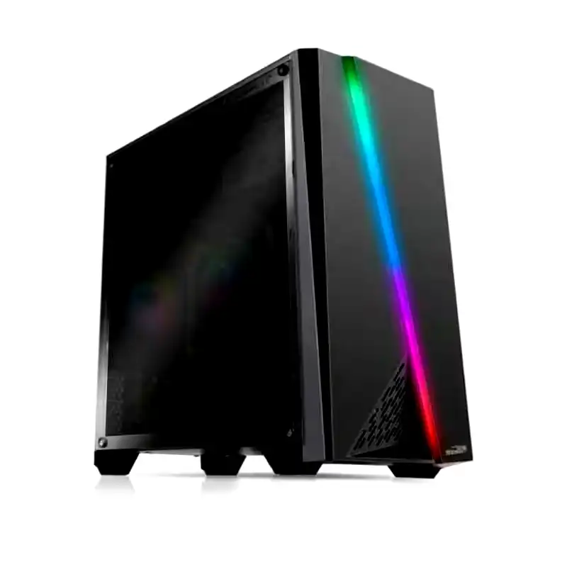 Gabinete Sentey F10 acrílico rgb micro-atx 