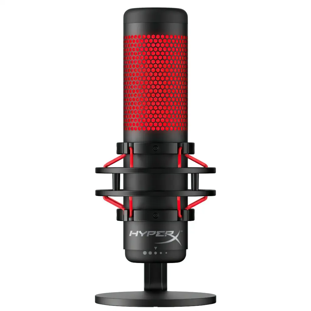Micrófono USB Hyperx QuadCast Negro Condensador 