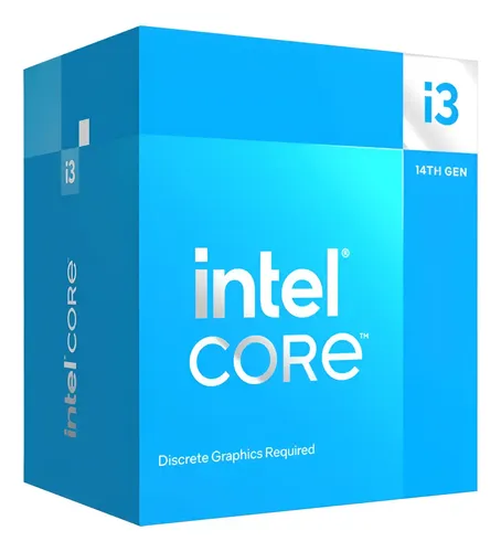 Microprocesador Intel Core I3 14100F 3.5/4.7GHz turbo 4 núcleos s1700 