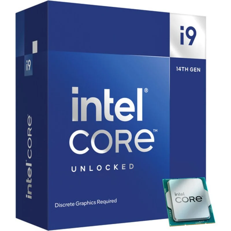Microprocesador Intel Core I9 14900KF 3.2GHz Turbo 24 núcleos  s1700 s/video 