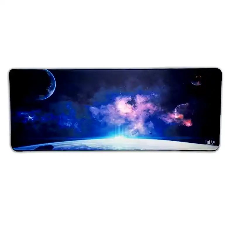 Mouse Pad Int.co 800x300x4mm XXL gamer de tela y caucho antideslizable 