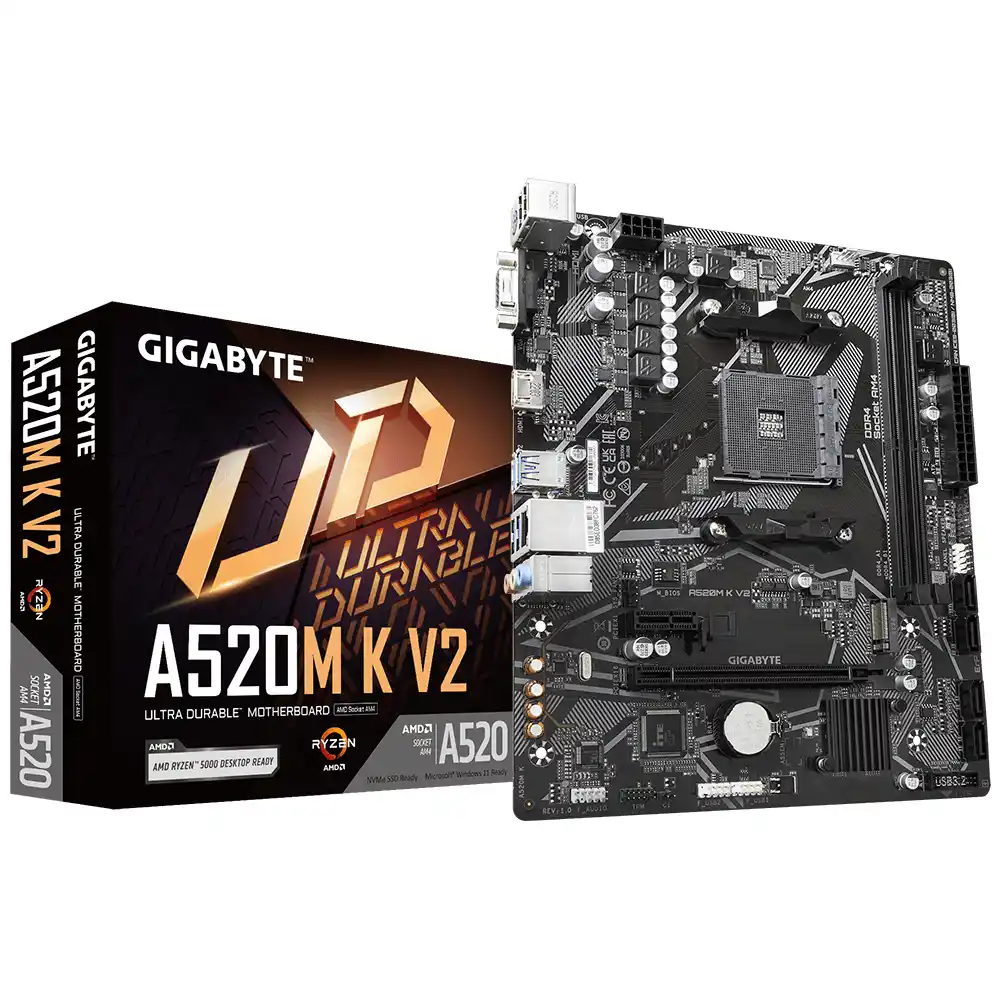 Placa madre Gigabyte A520M-K V2 AM4 