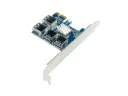 Placa PCIe a 4 puertos Usb 3.0 Nisuta para riser minería 