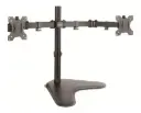 Soporte Klip Xtreme KPM-311 de escritorio doble monitor 13 a 32'' de pie c/brazos 