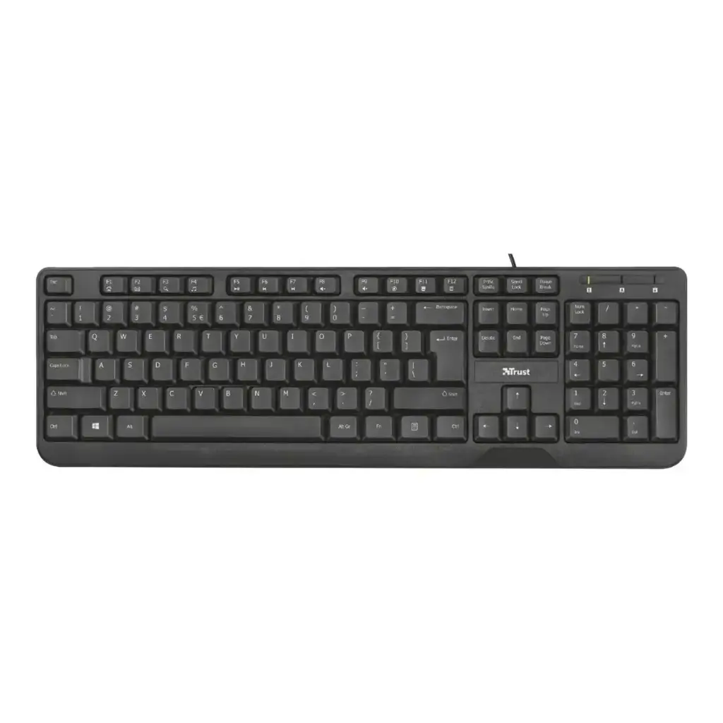 Teclado multimedia Trust Ziva usb