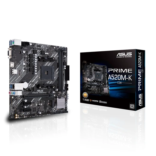 Placa madre Asus Prime A520M-K CSM AM4