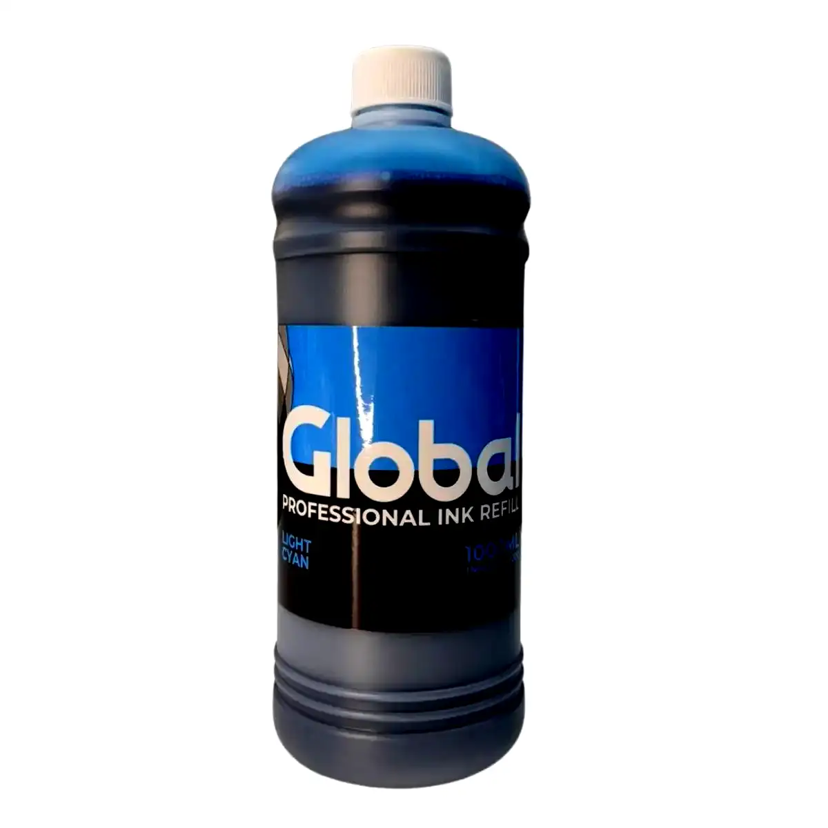 Botella de tinta alternativa Global Universal DYE Cyan 1L