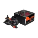 Fuente pc LNZ ZX-650W genéricos 32A cables largos led rojo