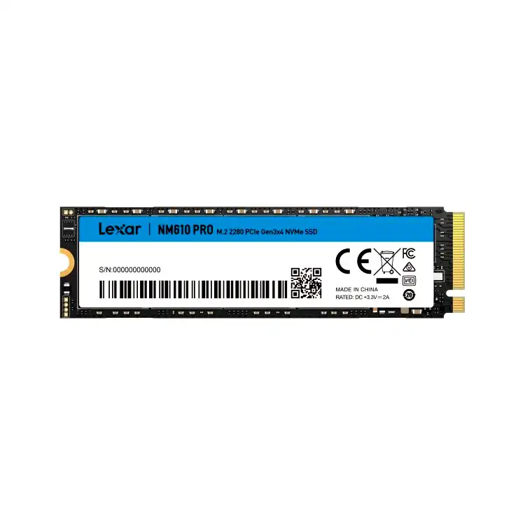 Disco SSD M.2 NVMe 1TB Lexar NM610 Pro PCIe 3.0 3300MB/s
