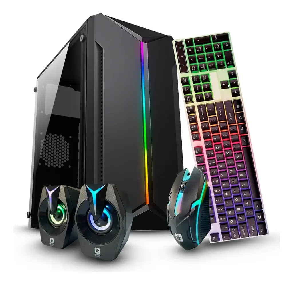 Gabinete Kit Gamer Aluna AL-K37 con fuente 520W