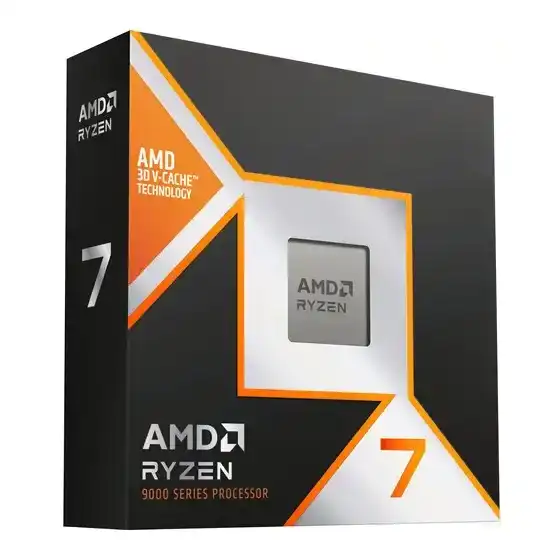 Microprocesador Amd Ryzen 7 9800X3D 4.7/5.2GHz Turbo 8 Núcleos c/video s/cooler AM5