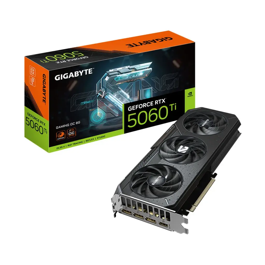 Placa de video Gigabyte RTX 5060 Ti Gaming OC 8GB GDDR7