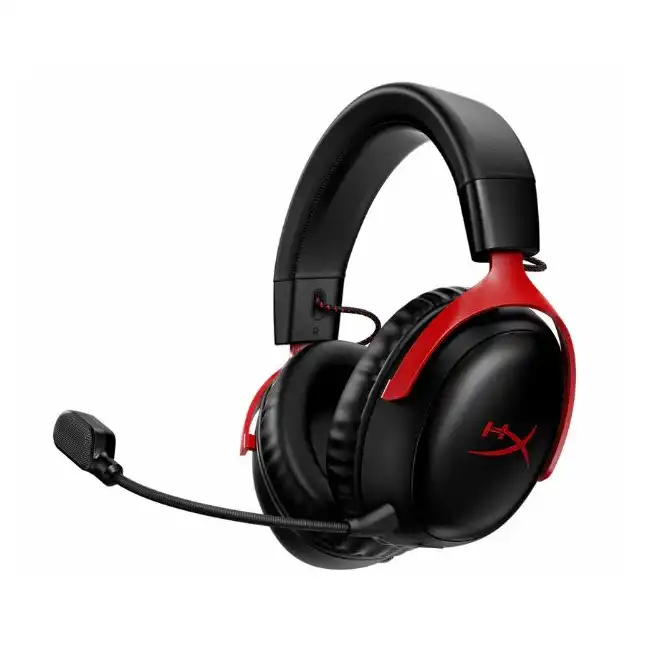 Auricular inalámbrico gamer HyperX Cloud III Negro/Rojo