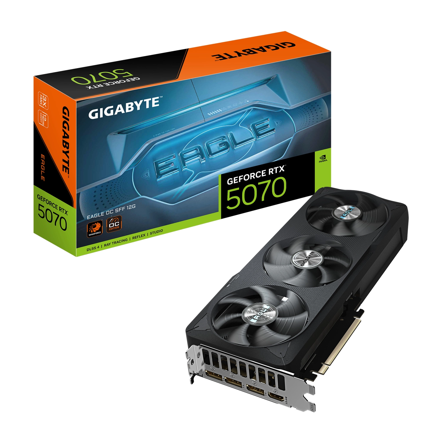 Placa de video Gigabyte RTX 5070 Eagle OC SFF 12GB GDDR7