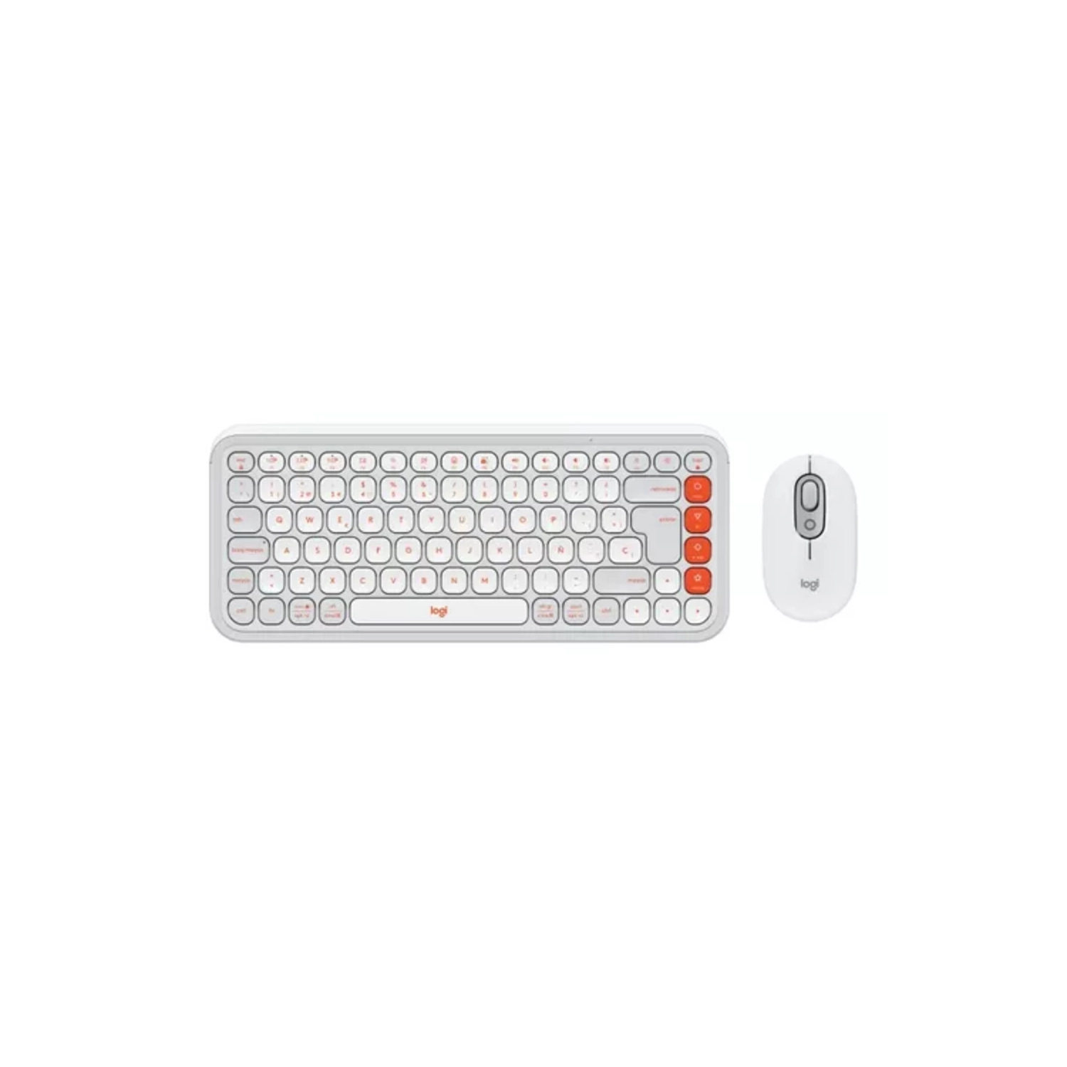 Teclado y mouse Inalámbrico Logitech POP Icon Blanco