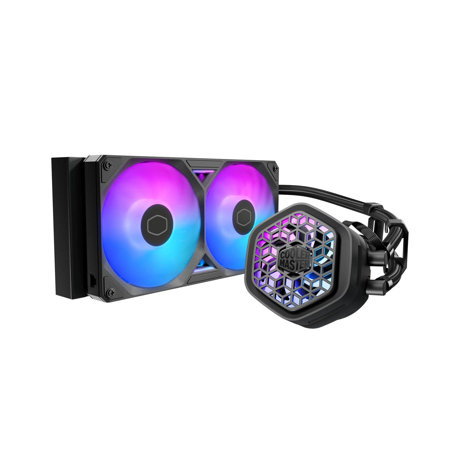 Water Cooler 240MM Cooler Master Masterliquid 240 Atmos II VRM Fan ARGB