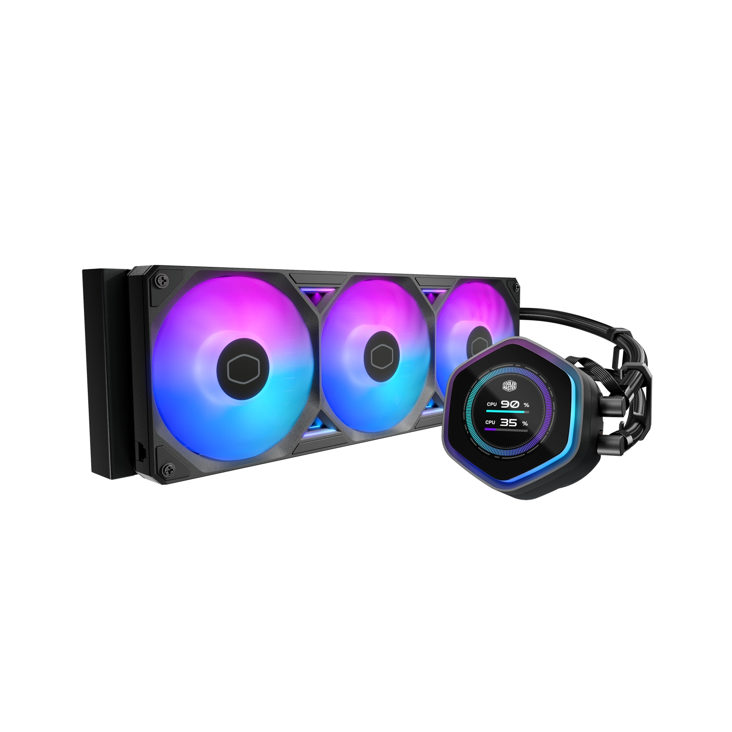 Water Cooler 360MM Cooler Master Masterliquid 360 Atmos II LCD ARGB