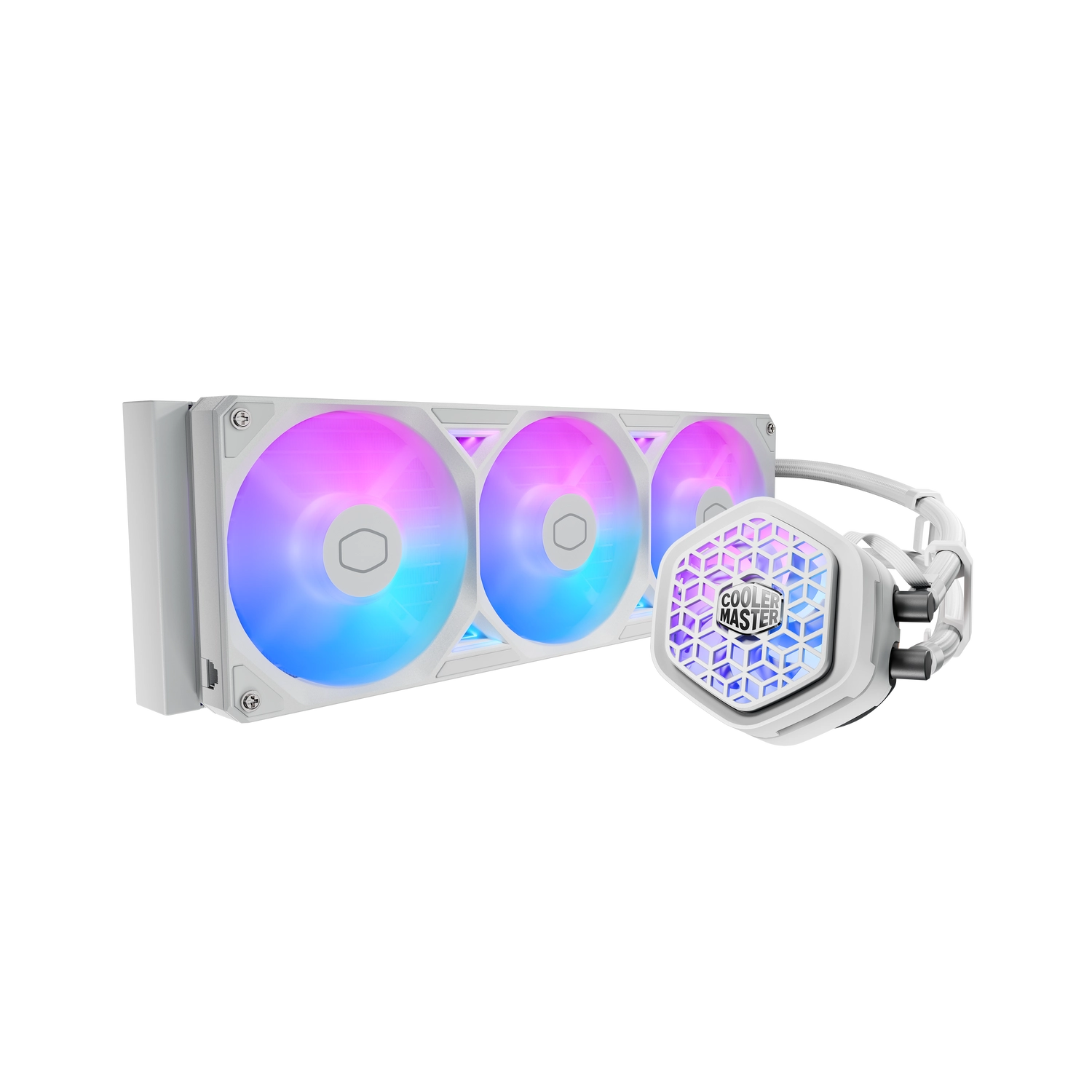 Water Cooler 360MM Cooler Master Masterliquid 360 Atmos II VRM Fan White