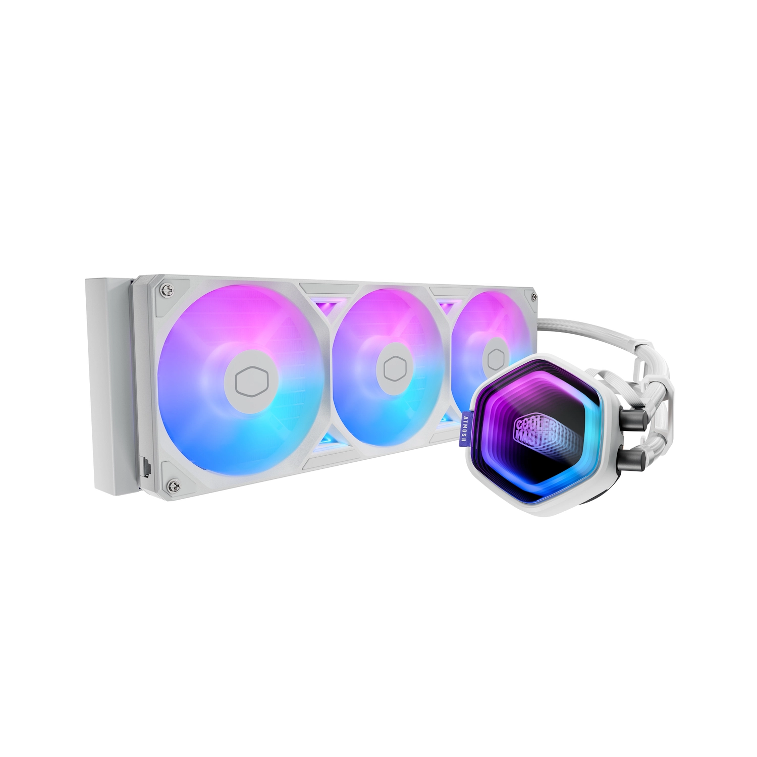 Water Cooler 360MM Cooler Master Masterliquid 360 Atmos II White