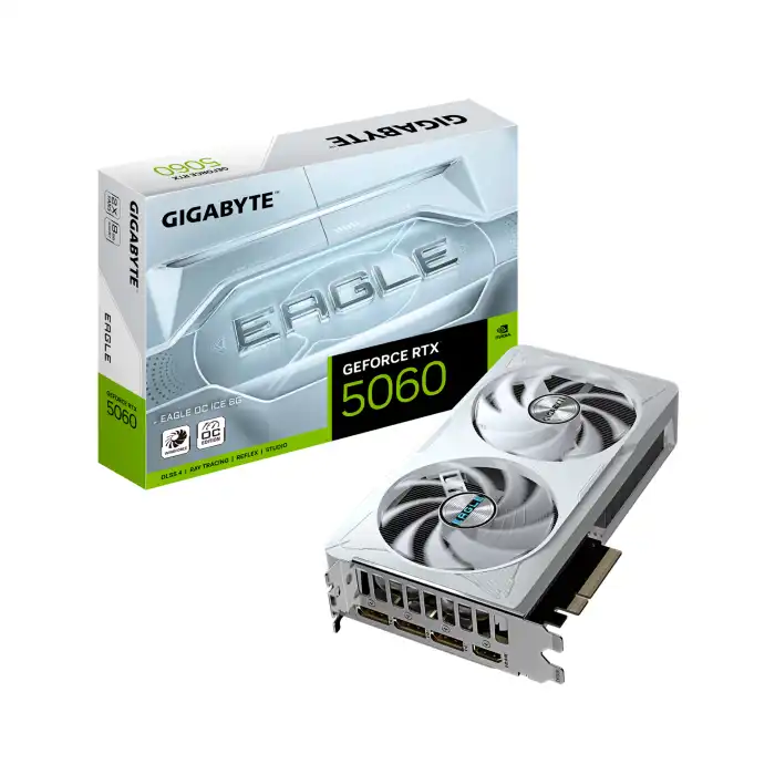 Placa de video Gigabyte RTX 5060 Eagle OC Ice 8GB