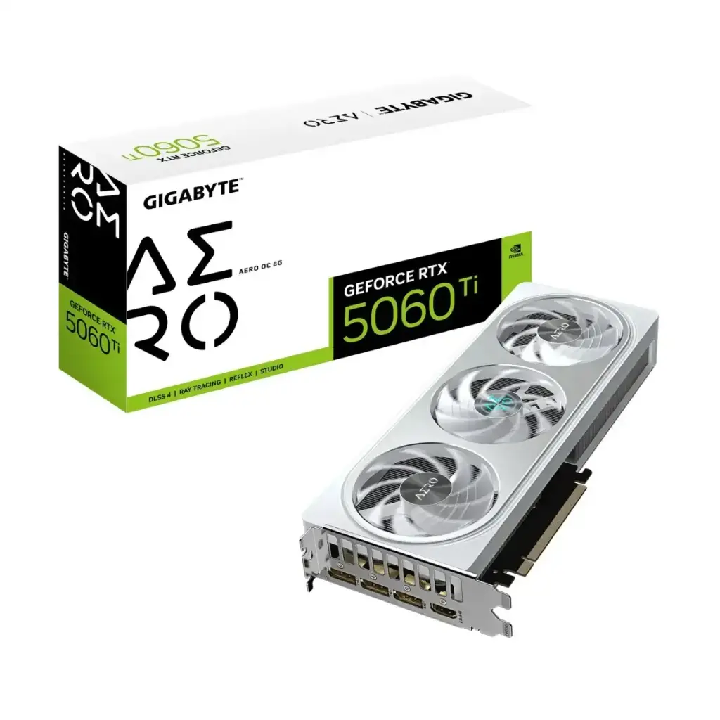 Placa de video Gigabyte RTX 5060 Ti Aero OC 8GB