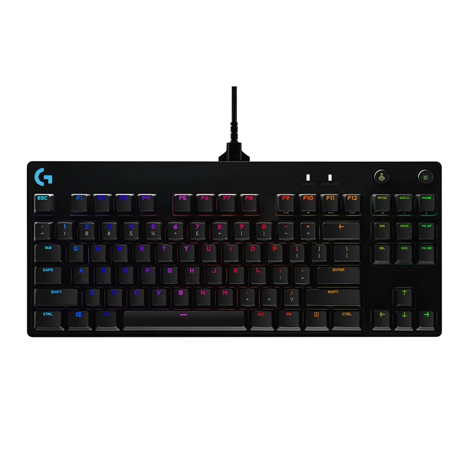 Teclado usb mecánico Logitech GPRO TKL RGB Lightsync Negro