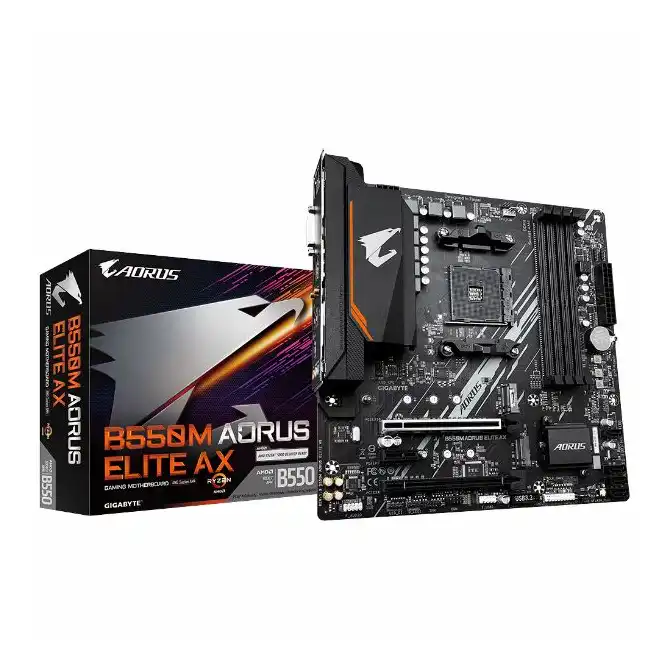 Placa Madre Gigabyte B550M Aorus Elite AX AM4 DDR4