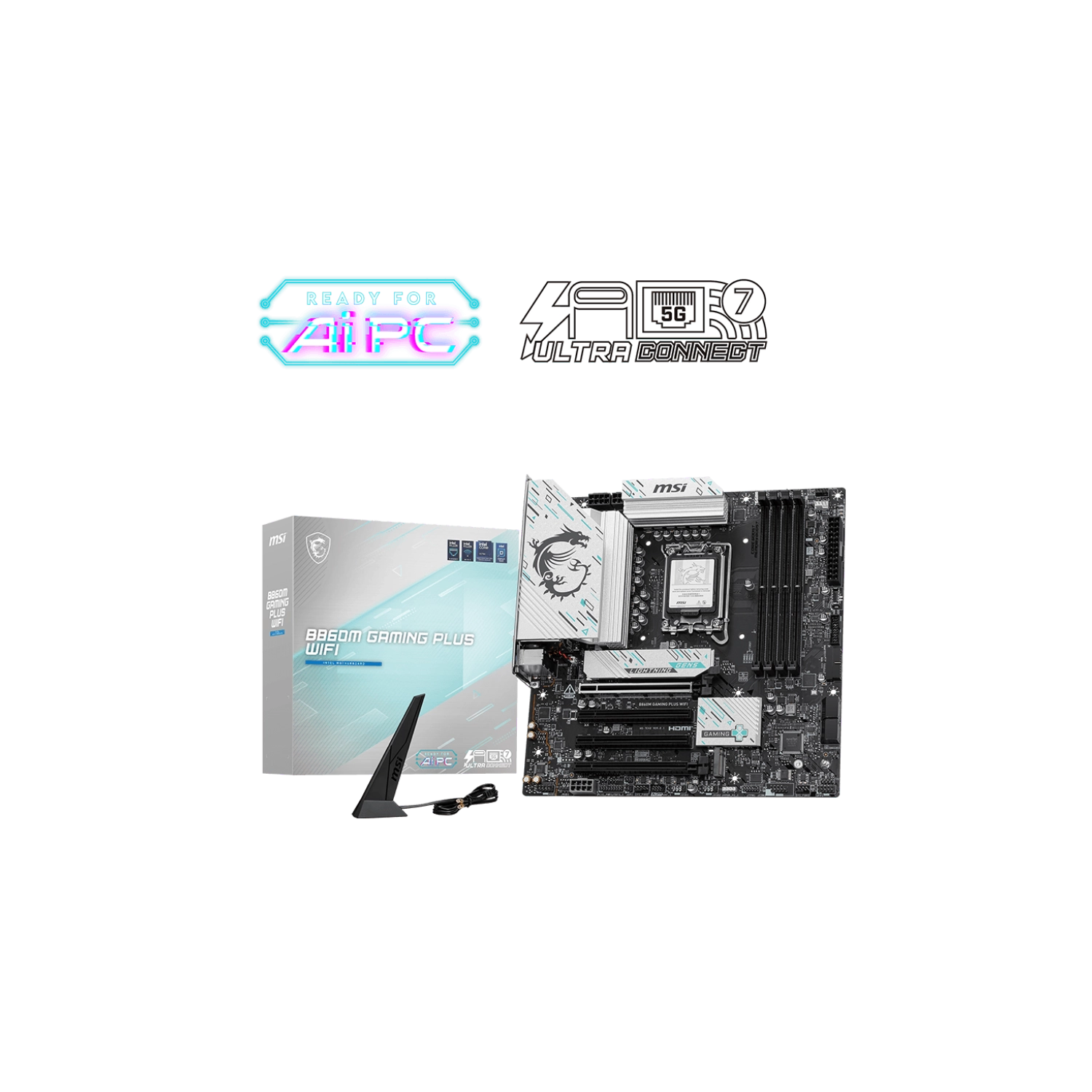 Placa Madre MSI B860M Gaming Plus Wifi s1851 DDR5