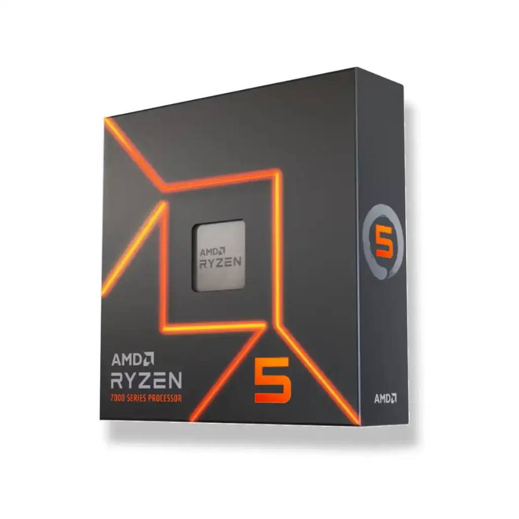 Microprocesador AMD Ryzen 5 7600X 4.70/5.3GHz Turbo 6 núcleos AM5 DDR5 s/cooler c/video