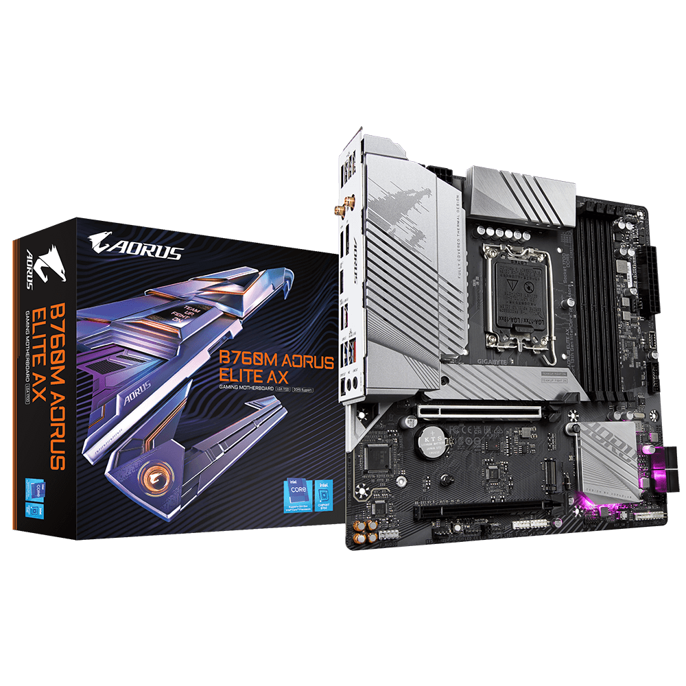 Placa Madre Gigabyte B760M Aorus Elite AX s1700 DDR5