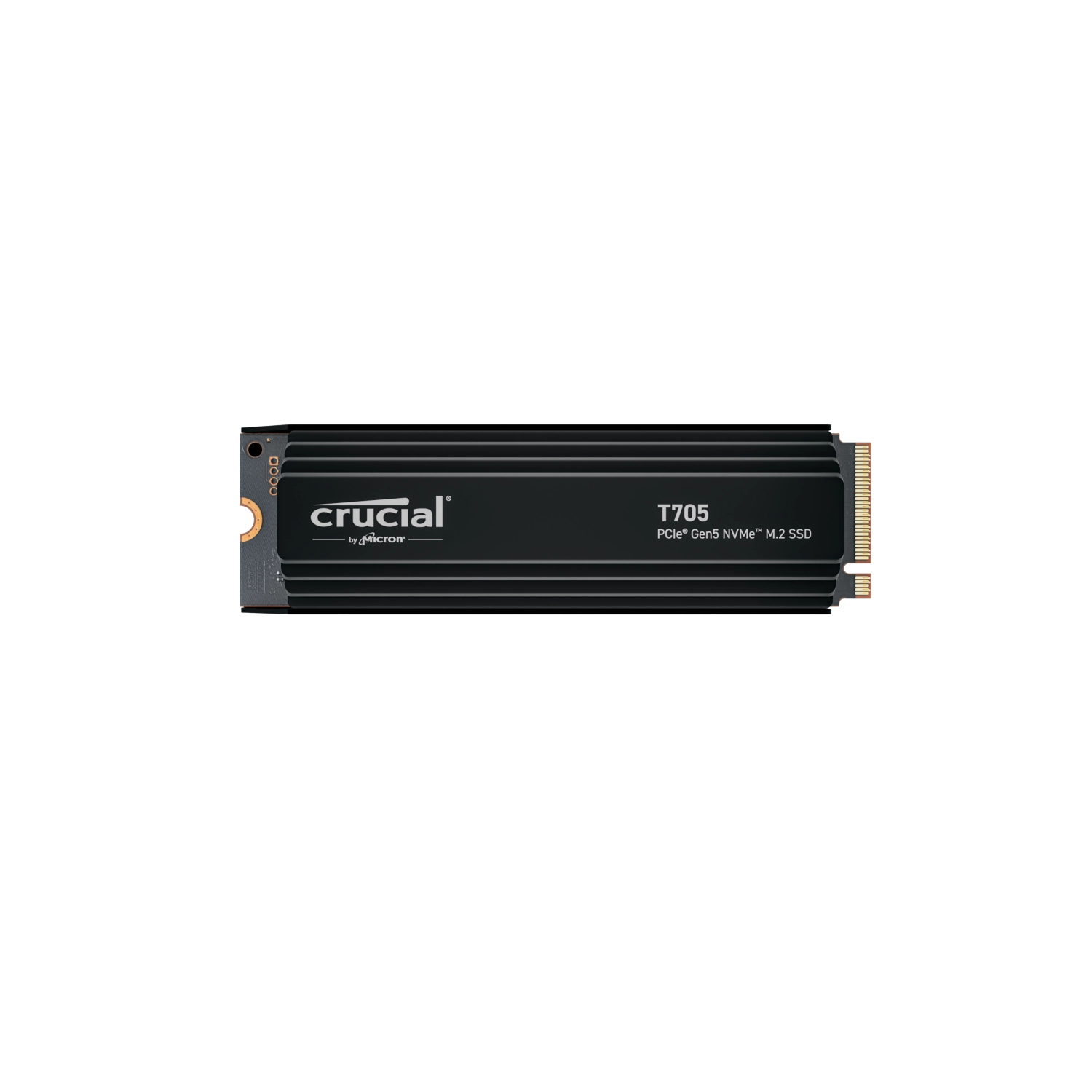 Disco SSD M.2 NVMe Crucial 2TB T705 PCIe Gen5 14500MB/s c/disipador 2280