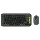 Teclado y mouse Inalámbrico Logitech POP Icon Negro
