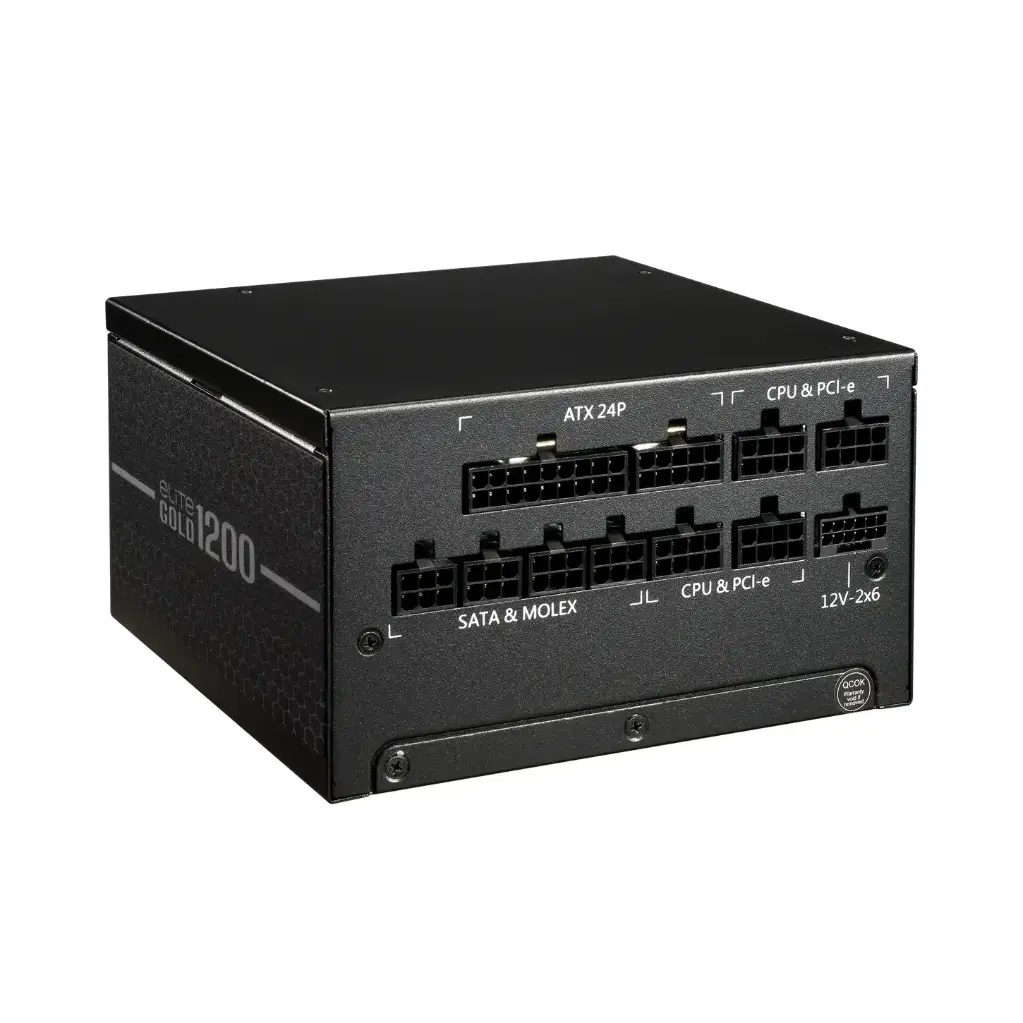 Fuente Pc Cooler Master Elite Gold 1200W Full Modular 100A ATX 3.1