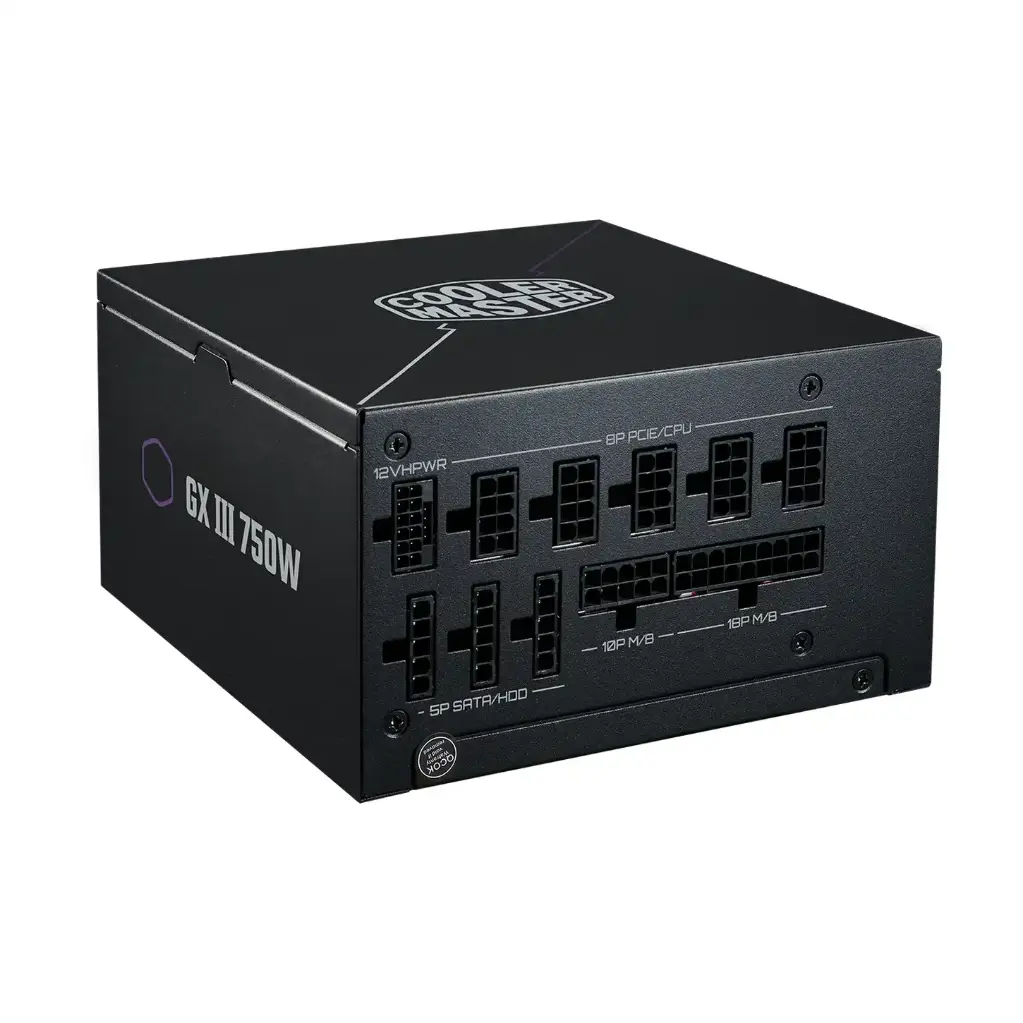 Fuente Pc Cooler Master GX3 Gold 750 Full Modular ATX 3.1