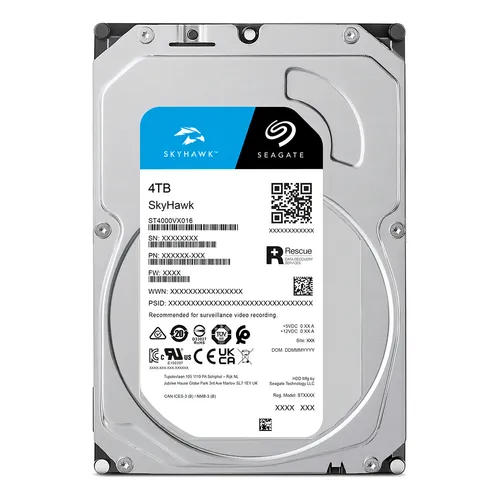 Disco rígido CCTV Seagate Skyhawk 4TB 5400RPM 64MB