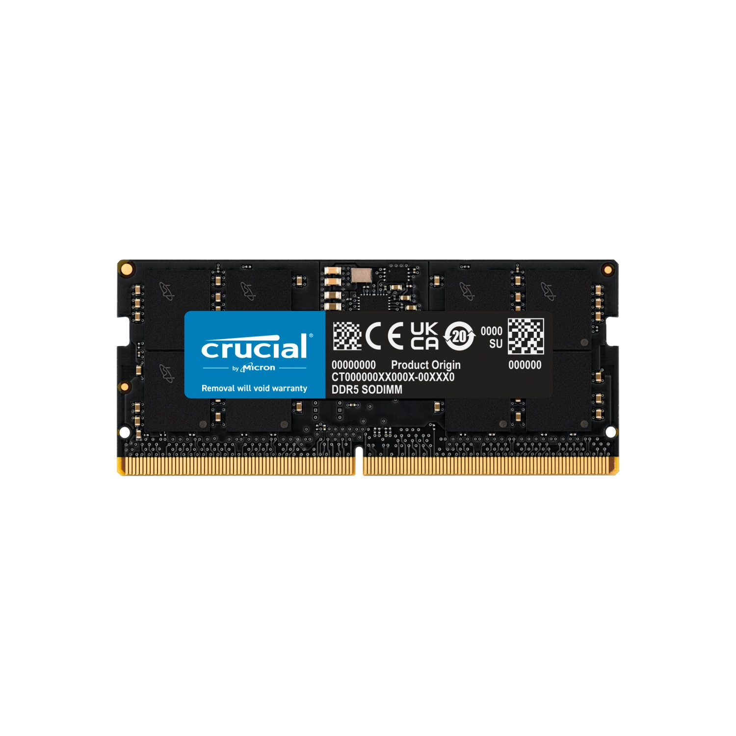 Memoria Notebook Crucial 16GB DDR5 5600MHz CL46 SODIMM