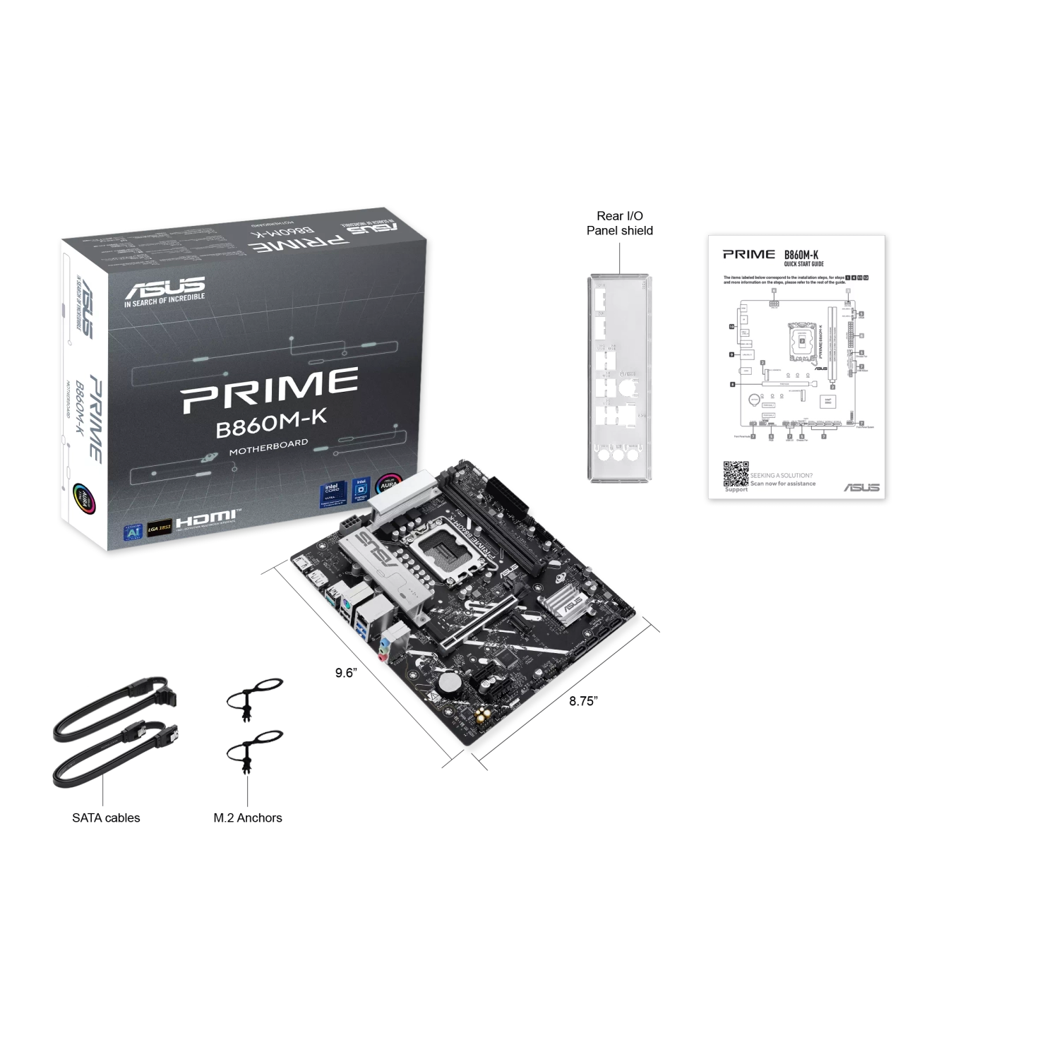 Placa Madre Asus Prime B860M-K s1851