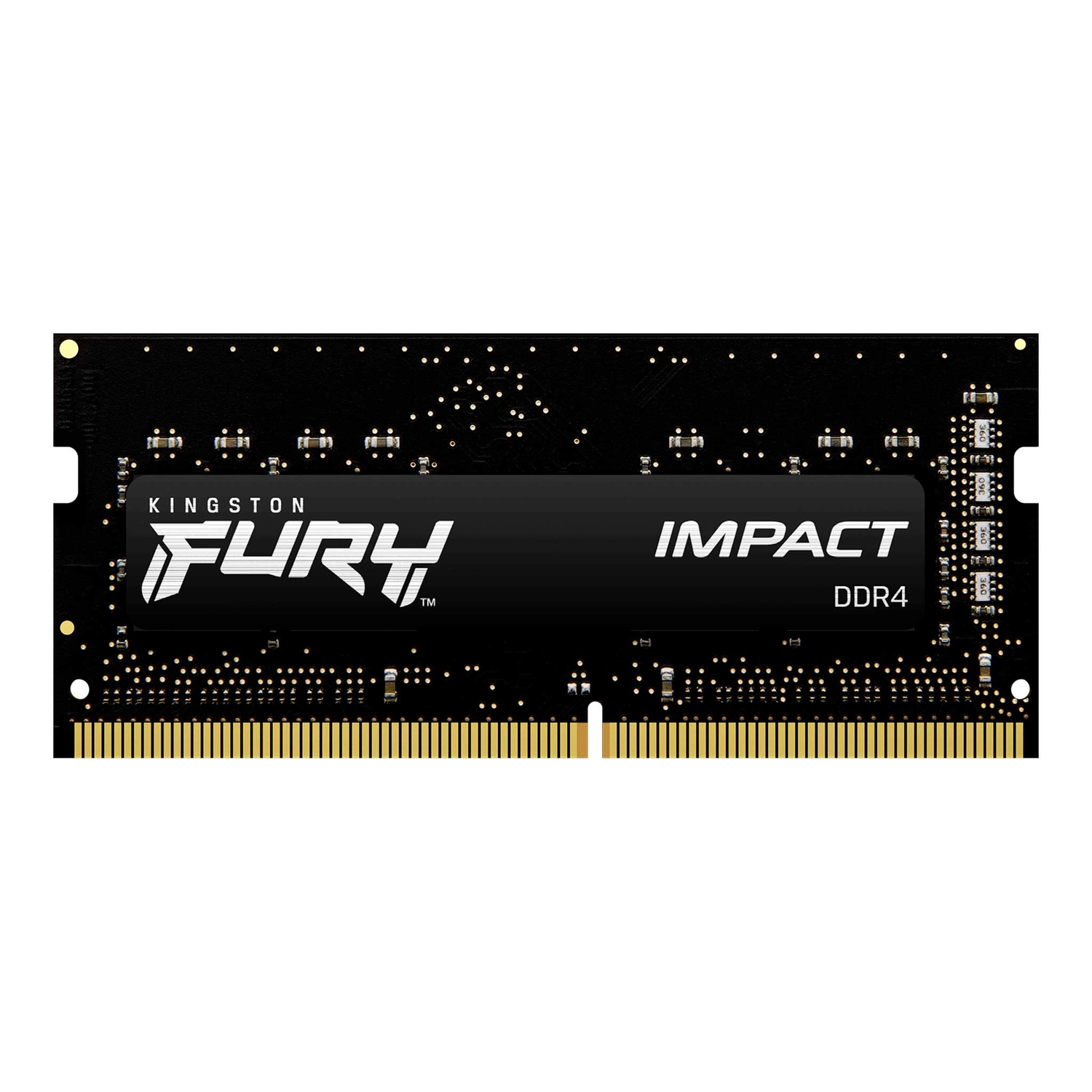 Memoria Notebook Kingston Fury Impact 8GB DDR4 3200MHz SODIMM Negra