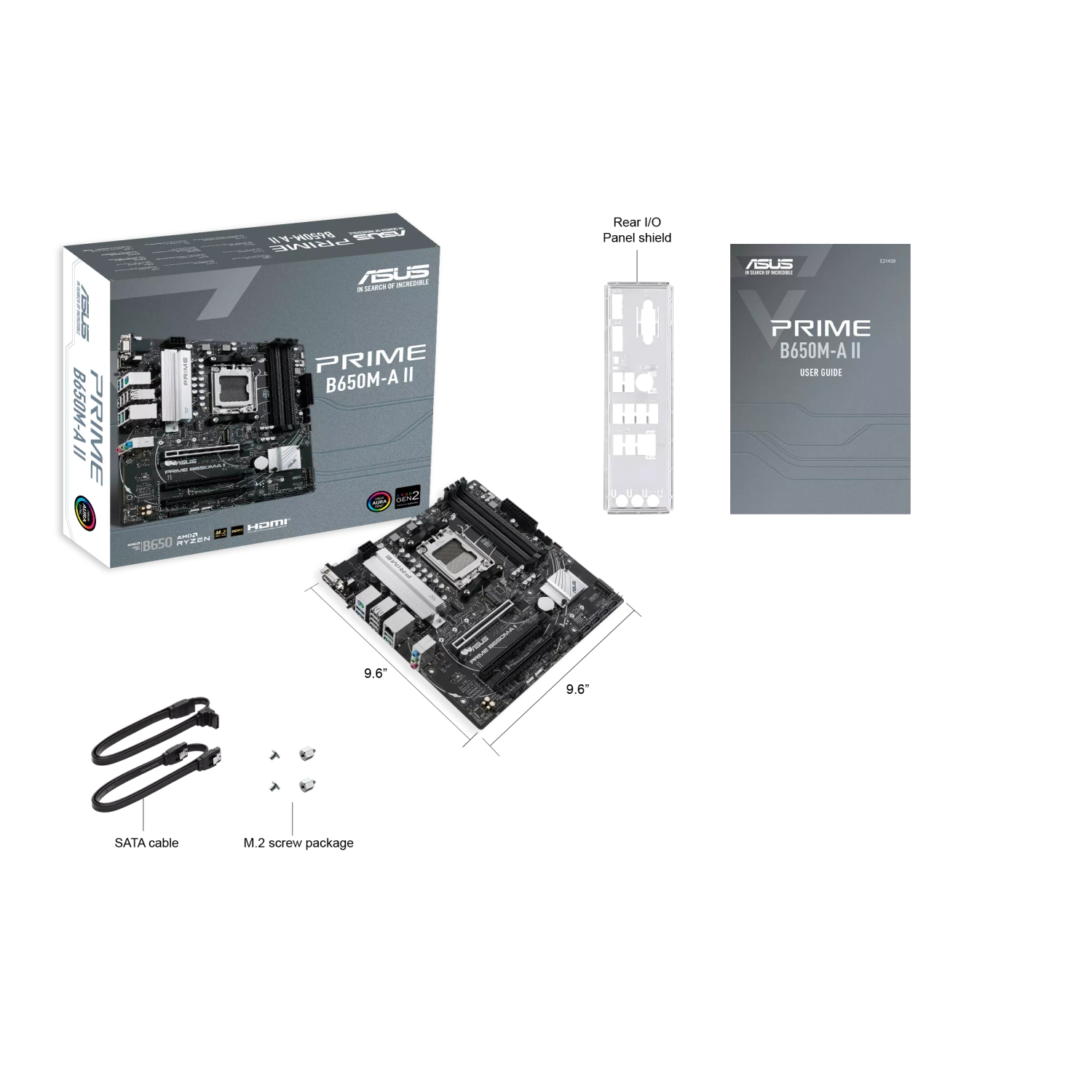 Placa Madre Asus Prime B650M-A II AM5 DDR5