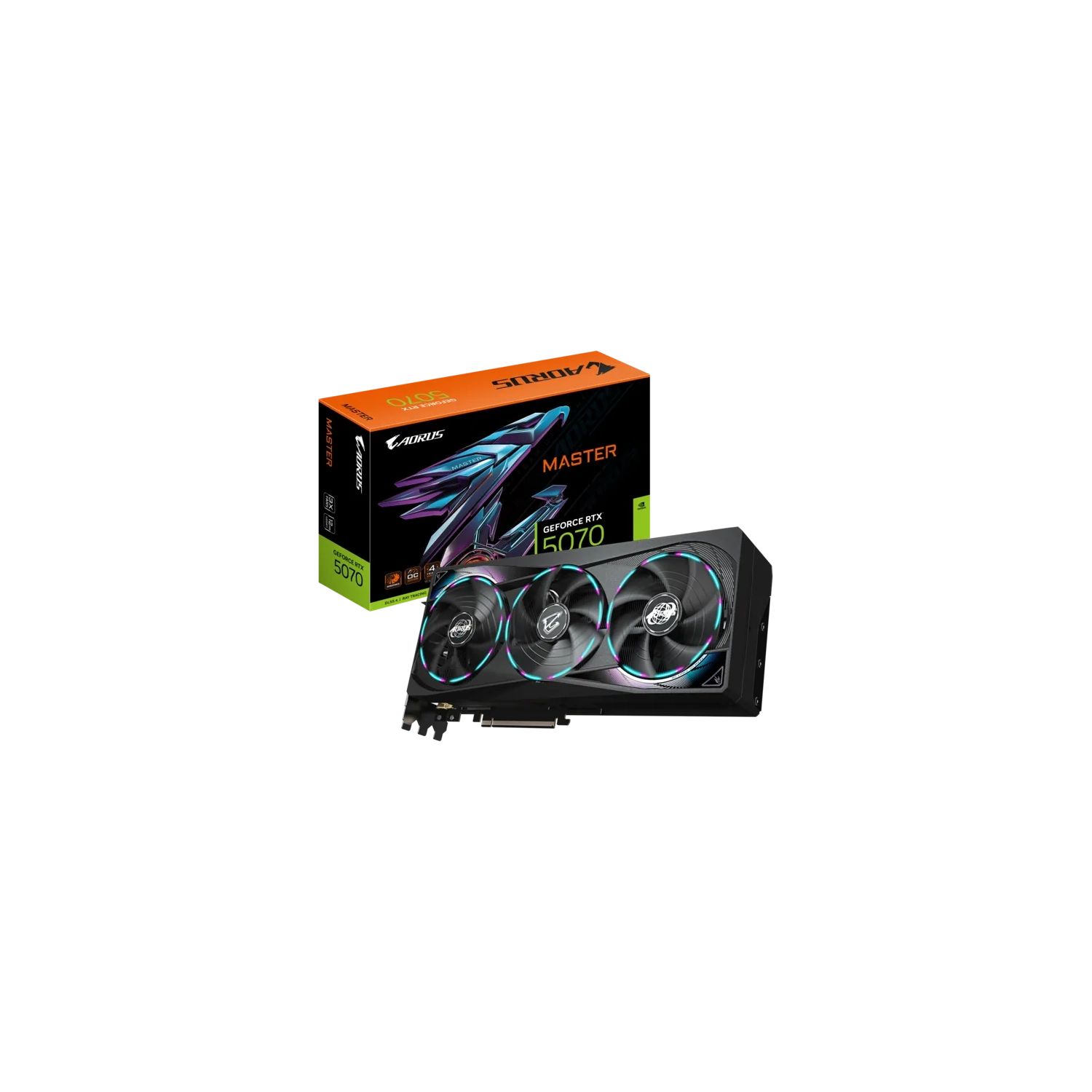 Placa de video Gigabyte Aorus GeForce RTX 5070 Master 12GB