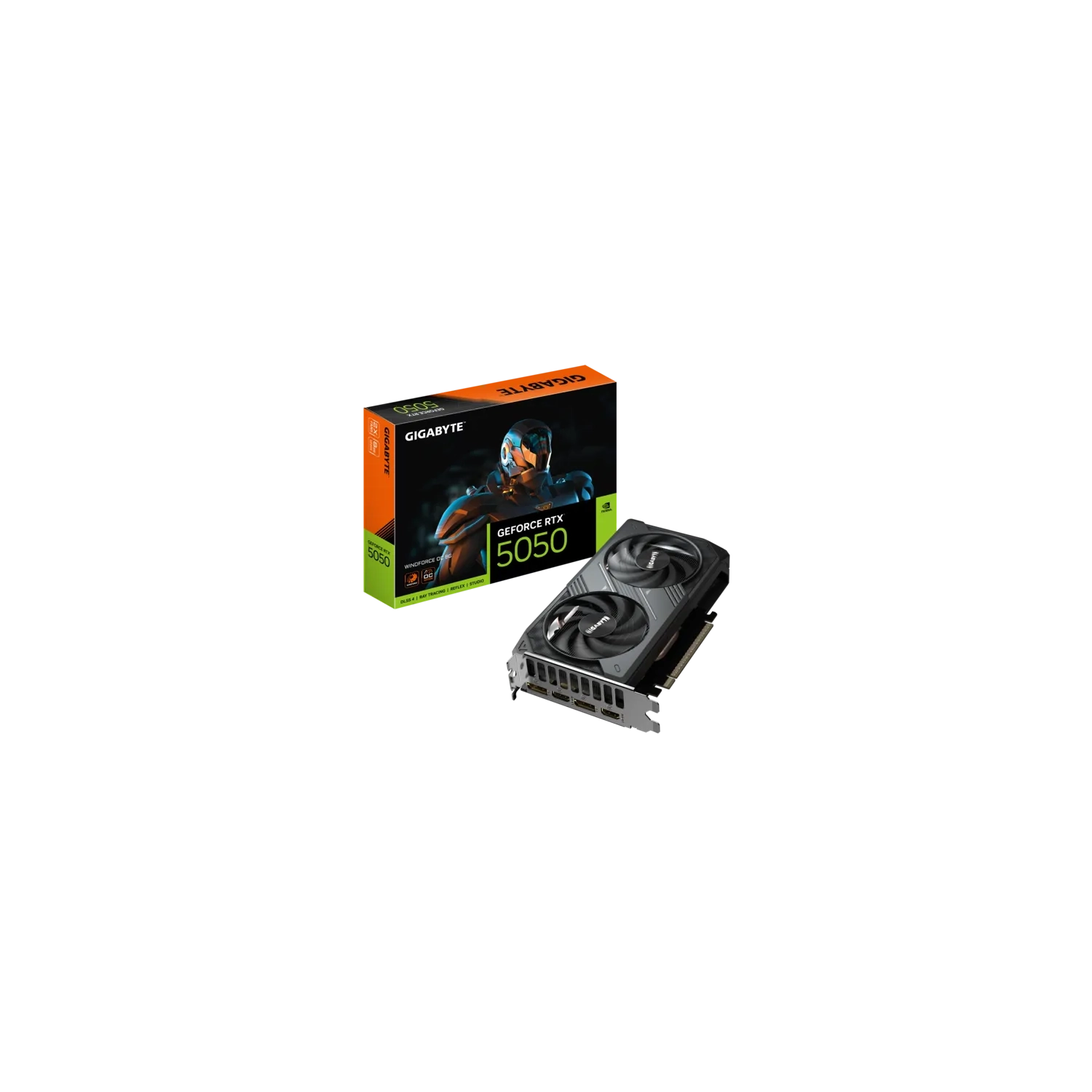 Placa de video Gigabyte GeForce RTX 5050 Windforce OC 8GB