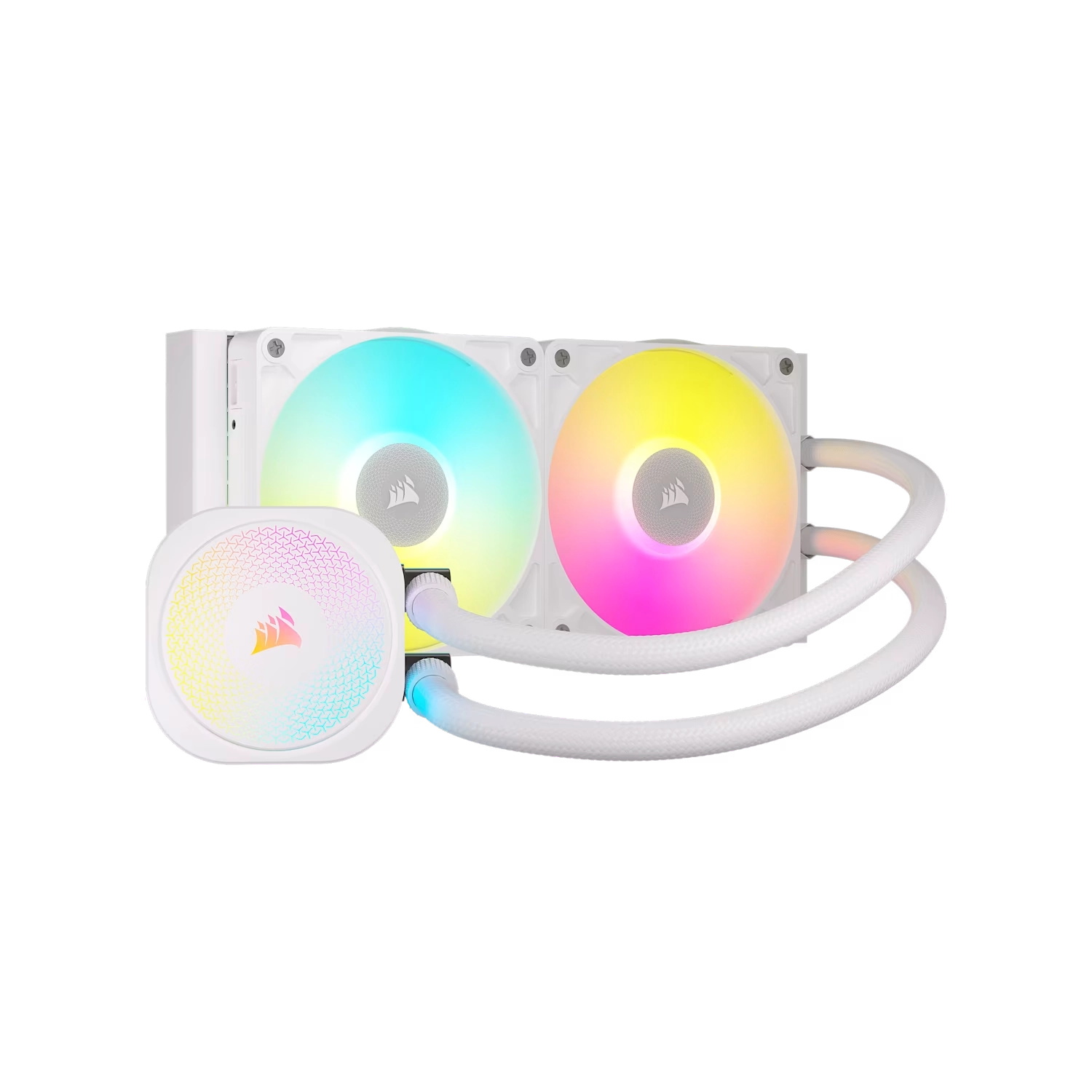 Cooler líquido Corsair iCUE Link Titan 240 RX RGB blanco