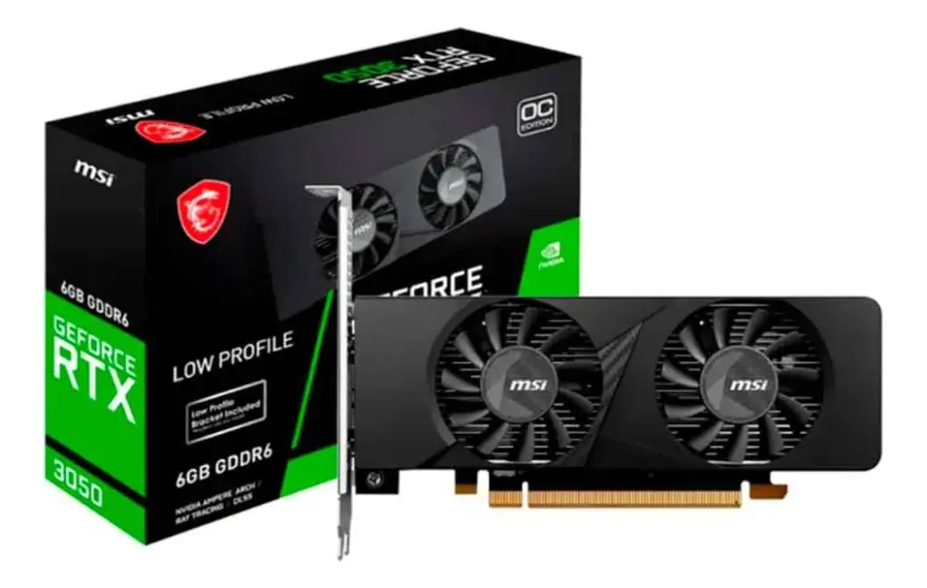 Placa de video MSI RTX 3050 LP 6G OC