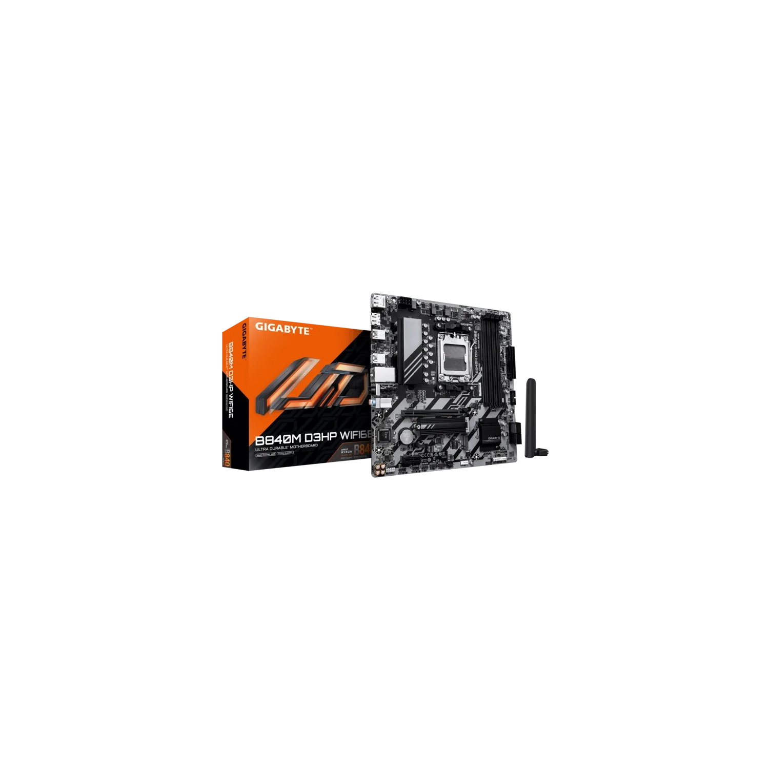 Placa Madre Gigabyte B840M D3HP Wifi6E AM5 DDR5