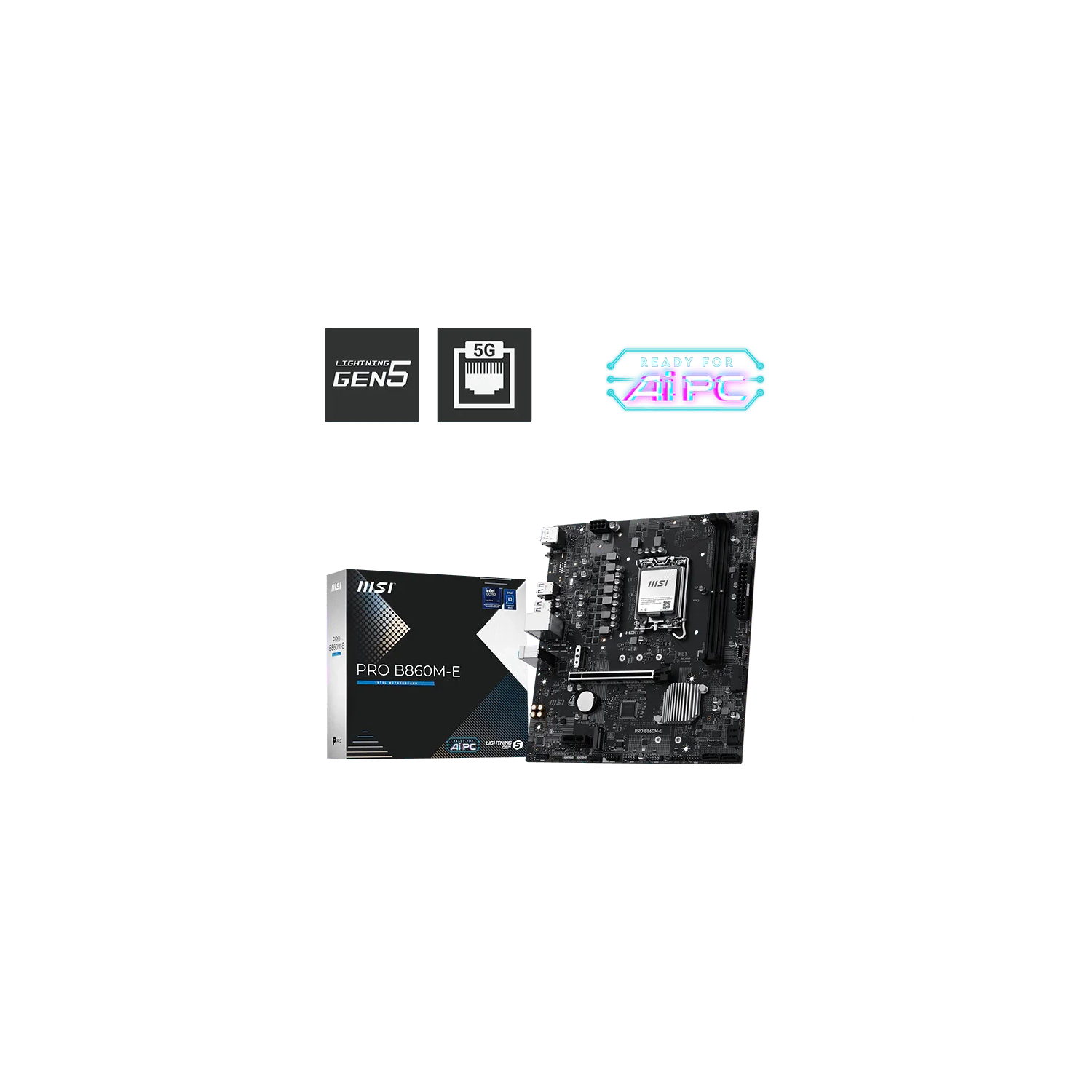 Placa Madre MSI Pro B860M-E s1851 DDR5
