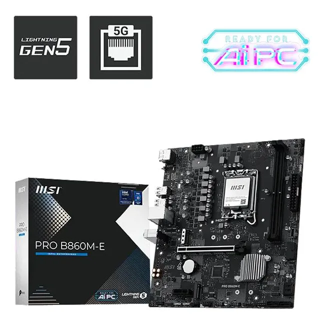 Placa Madre MSI Pro B860M-E s1851 DDR5