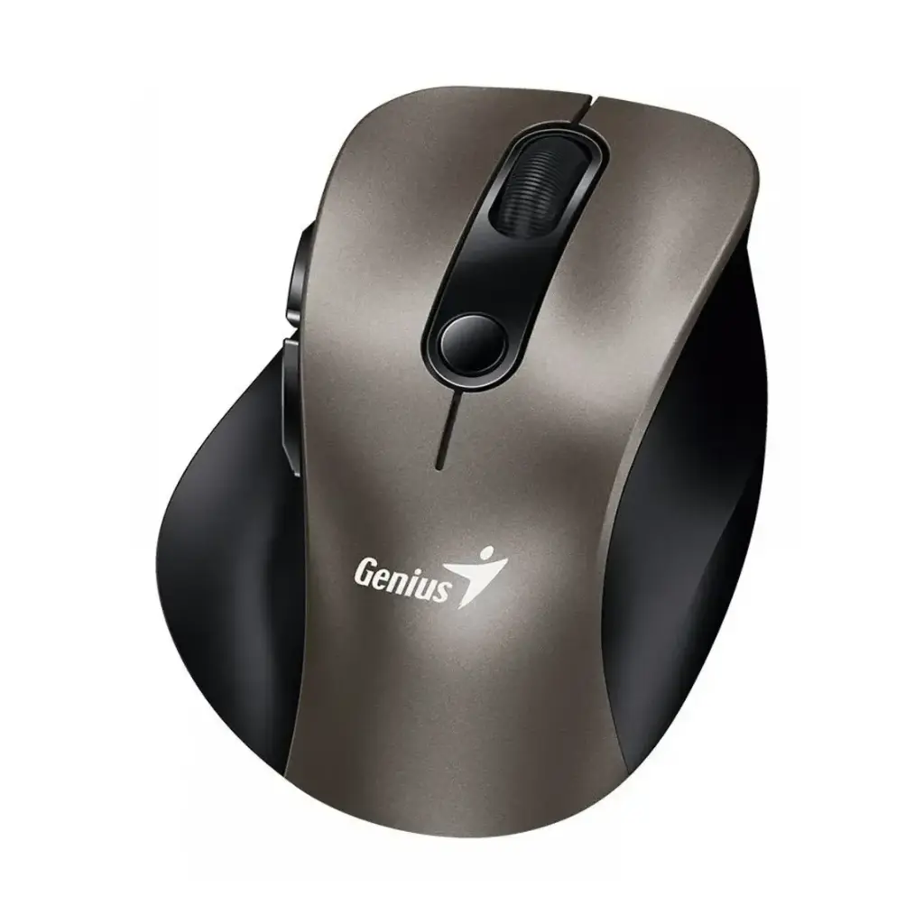 Mouse inalámbrico Genius Ergo 9000S champagne/titanio